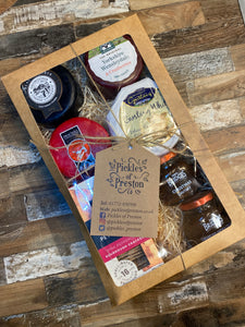 Cheese truckle gift box