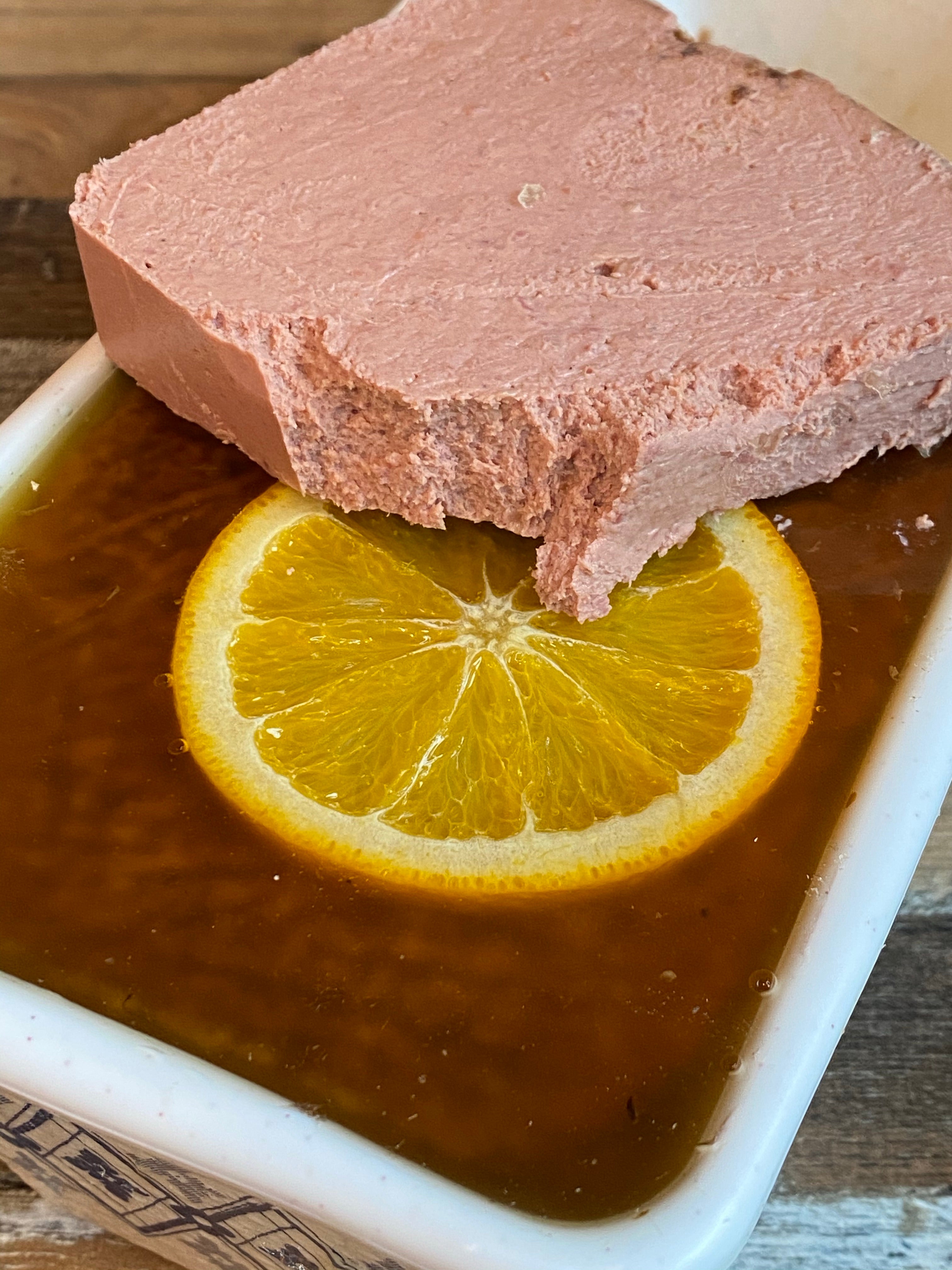 Pork Liver Pate with duck and orange