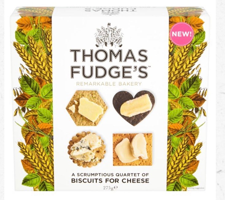 Thomas Fudge biscuits for cheese