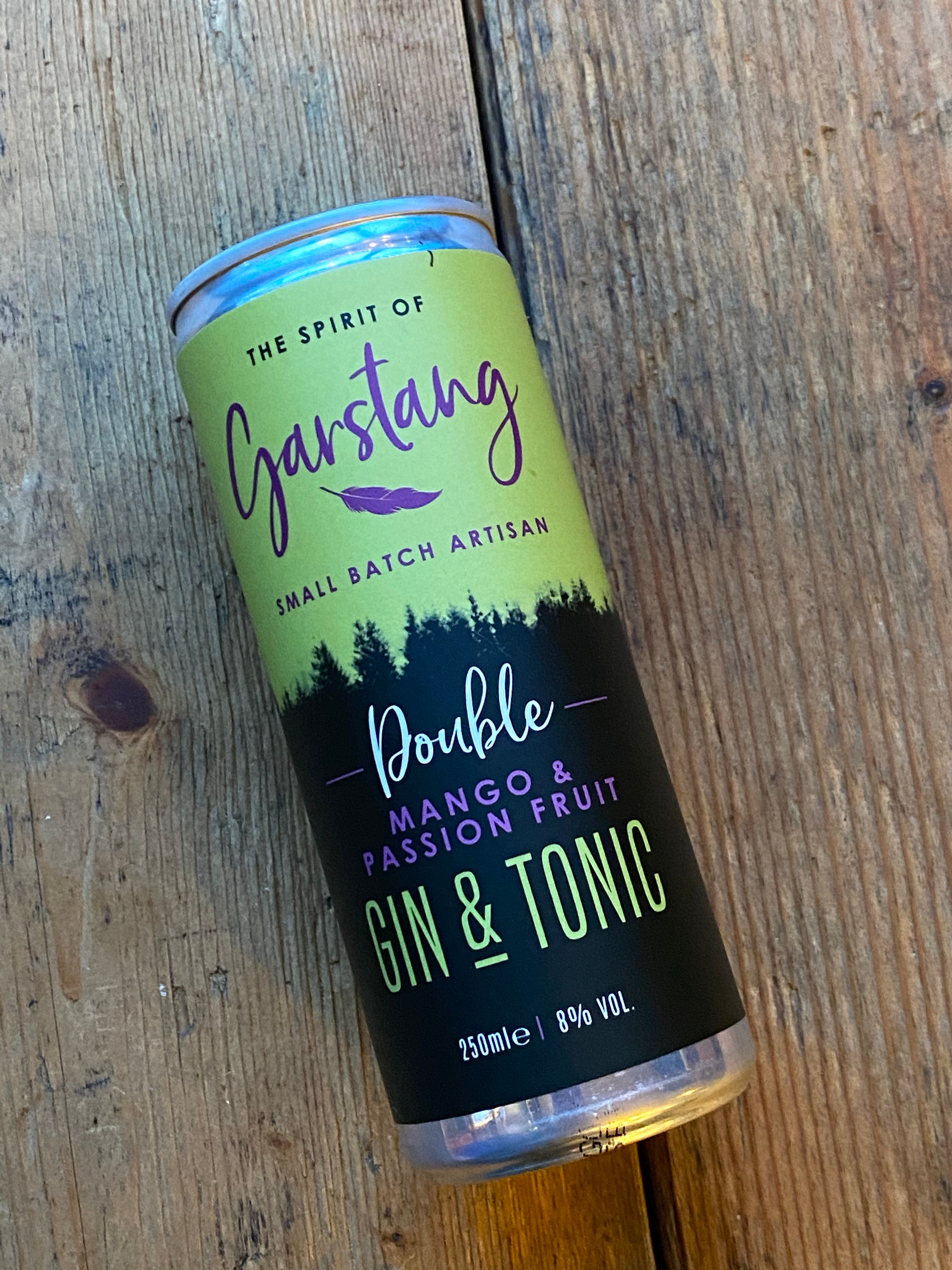 Garstang Gin and tonic cans