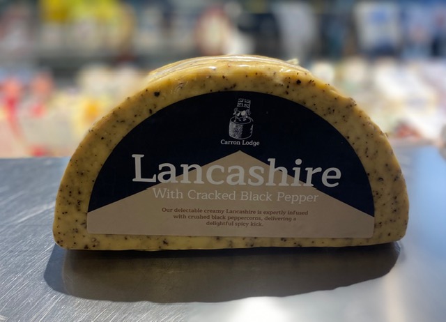 Tasty Lancashire blended with Cracked Black Peppercorns