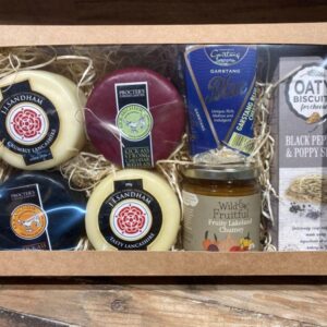 Local cheese Box made in Lancashire