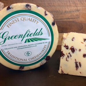 Greenfields Wensleydale with Cranberries
